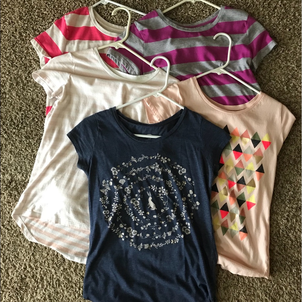 Lot of 5 Old Navy Girls’ Tees